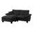 Modular Cloud Couch with Sailboat Design and Movable Ottoman