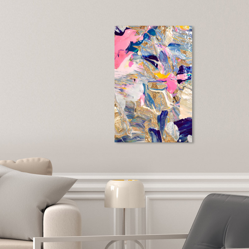 «Getting To Know You Gold», impression sur toile, H 15 po x l 10 po, Toile tendue, Sans cadre