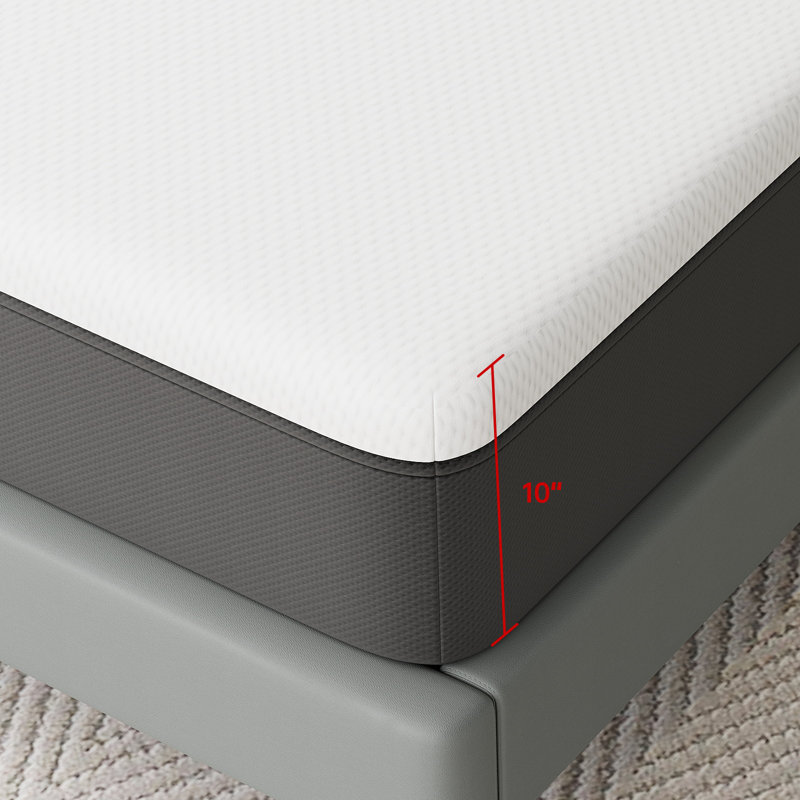 Matelas classique en mousse 10 po Classic, Très grand lit