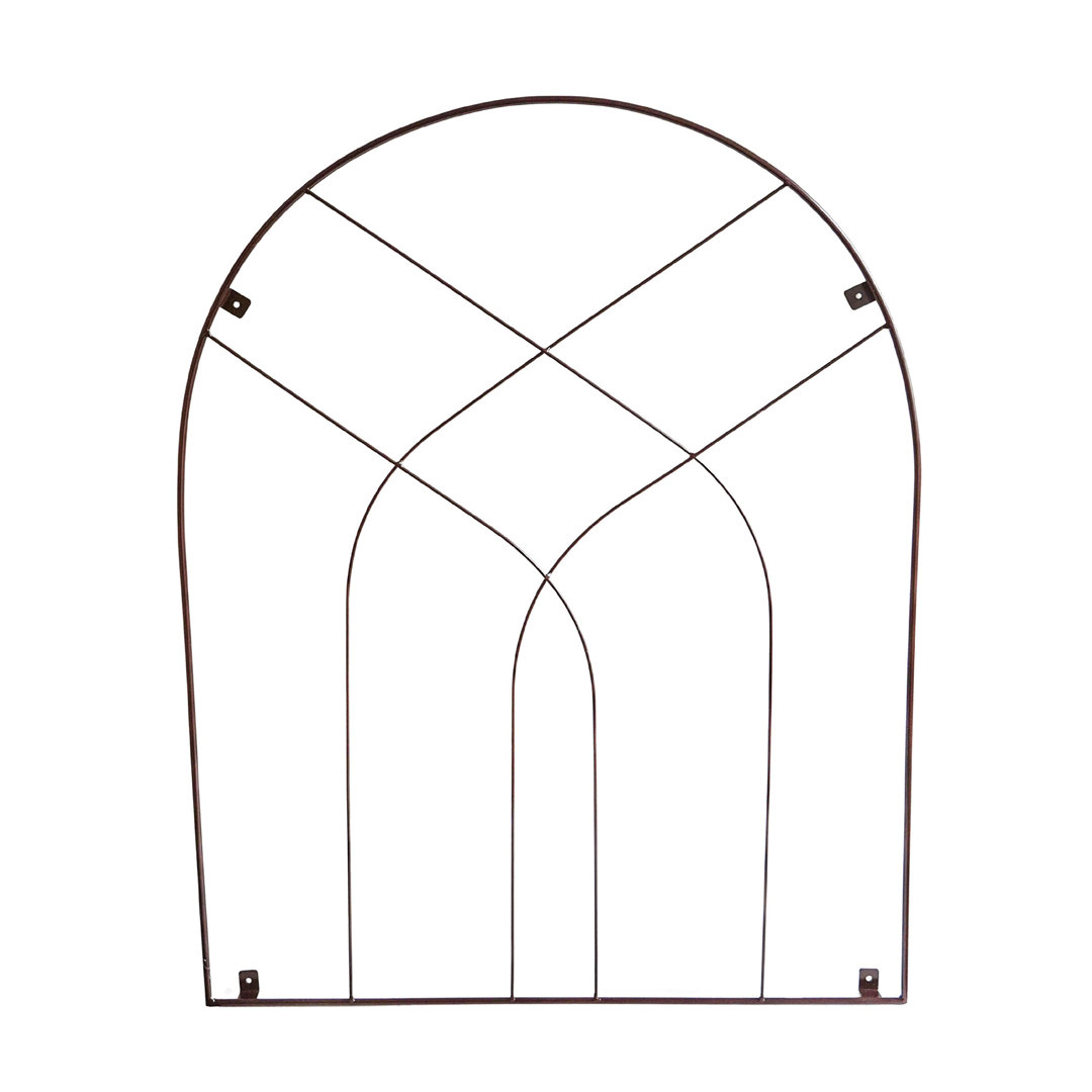 Outdoor Arch Trellis Bronze H100cm W80cm