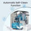 LEDREM 12 Lb. Daily Production Cube Ice Freestanding Ice Maker