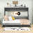 Wood Murphy Bed with Shelves-1482581206-1482581209