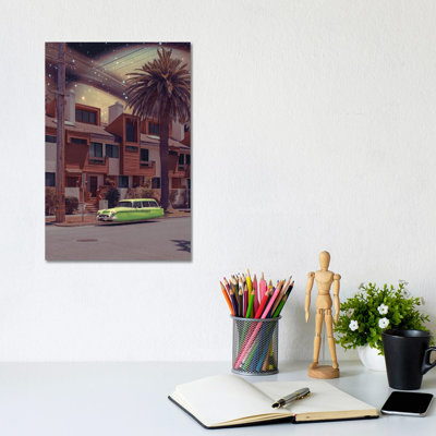 Space Village by Jonas Loose - Wrapped Canvas Print