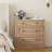 Retro Elegant Oversized 3-drawer Nightstand（set Of 2）-382546542