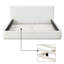 Cadre de lit grand lit Cadre de lit tapissier en velours-787739425