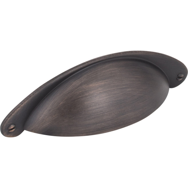 Lyon 3" Center to Center Cup/Bin Pull, Brushed Oil Rubbed Bronze