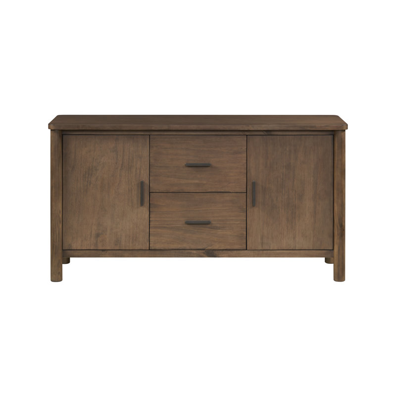Cohle 60" Wide 2 Drawer Sideboard, Dark Walnut