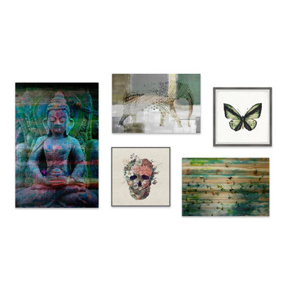 «Metamorphosis II» Pentaptych
