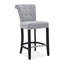 Ockton Upholstered Counter Stool with Solid Wood Frame