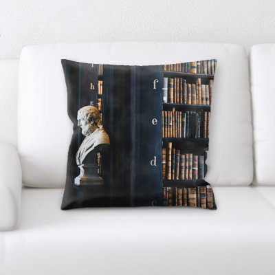 Saramarin Statue Throw Pillow