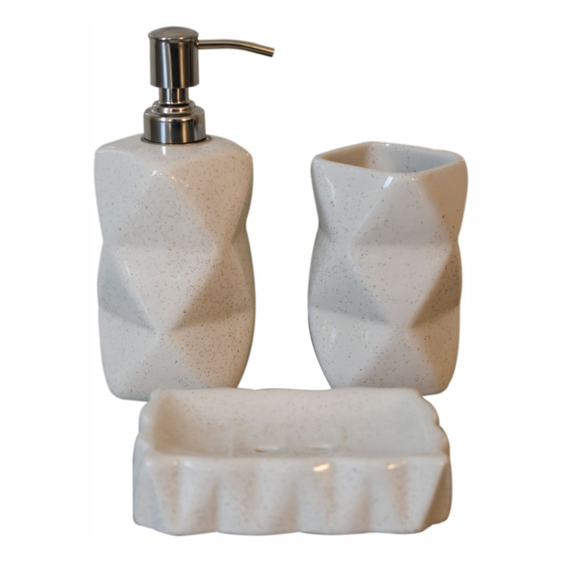 Ensemble de 3 salles de bain blanches Sindri