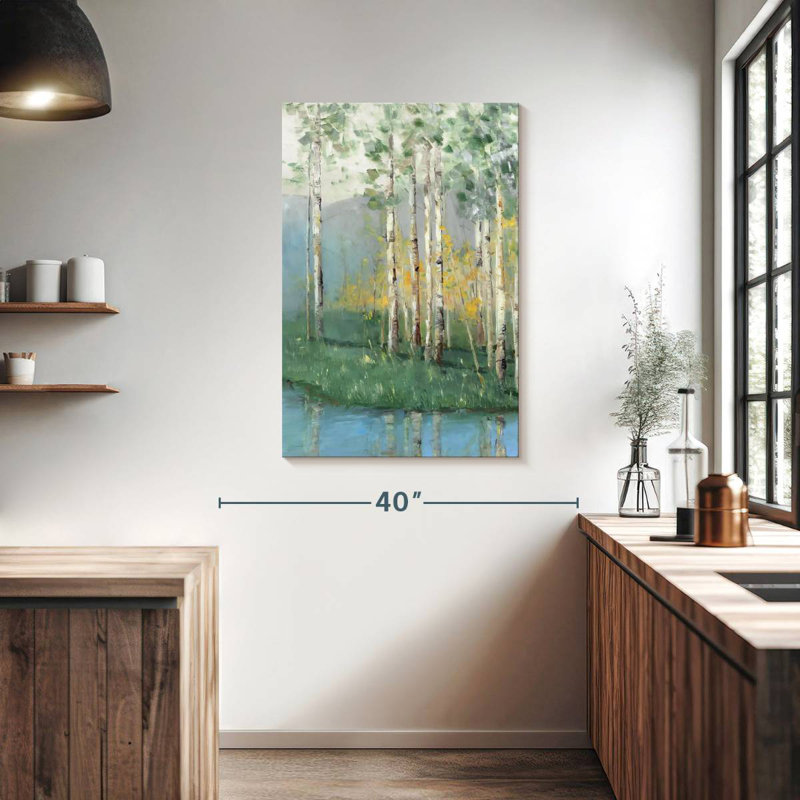 Harnek Birch Reflections II, 39" H x 26" W