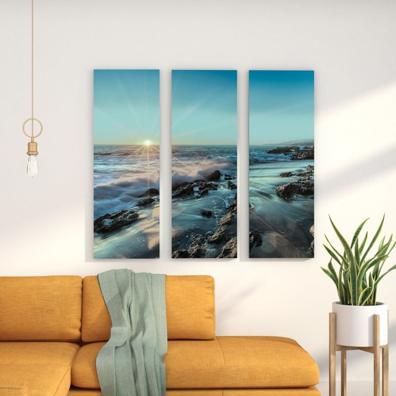 " Rocky Shores " 3 - Pieces
