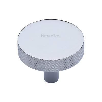 Heritage Brass Signac Heritage Cabinet Knob Knurled Disc Design