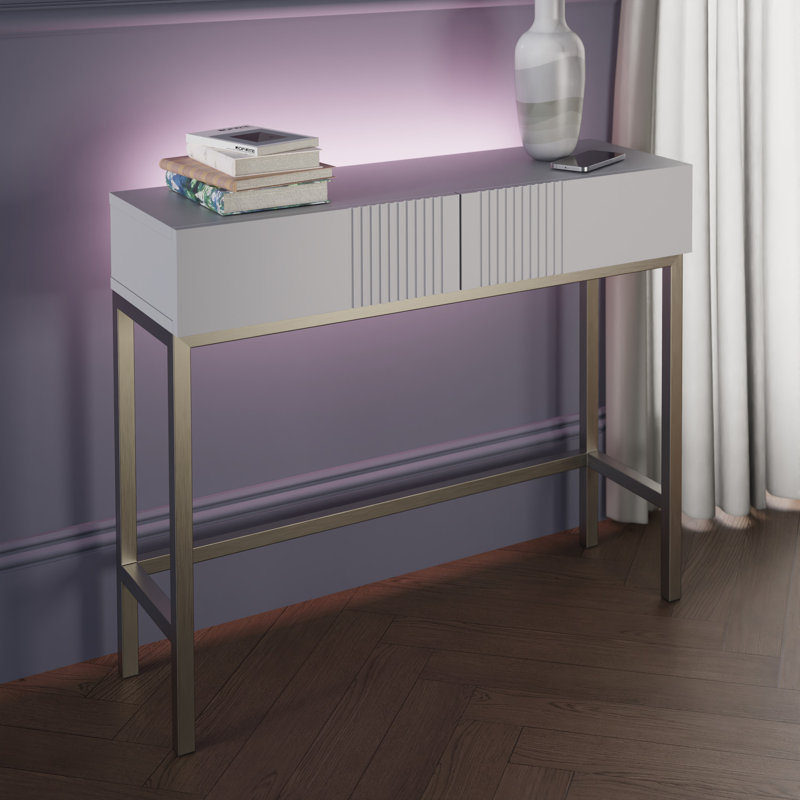 IONA Console Table, White