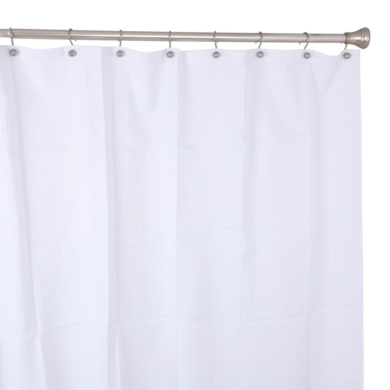 Nickel Ball Shower Curtain Hooks Set of 12