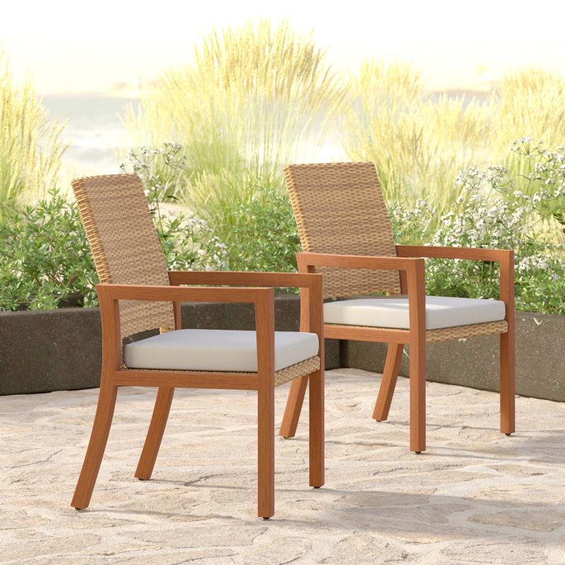 Milana 7 Piece Dining Set, Bliss White Sunbrella®
