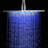Sleek stainless steel shower faucet with rainfall head and handheld sprayer for flexibility
