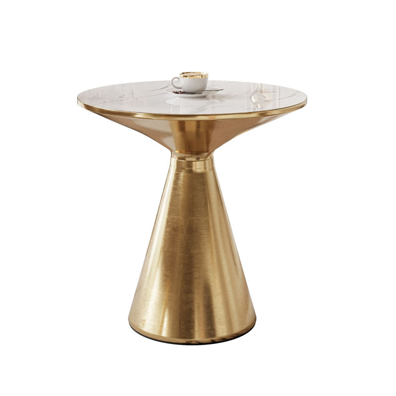 Coffee Table, White glossy marble