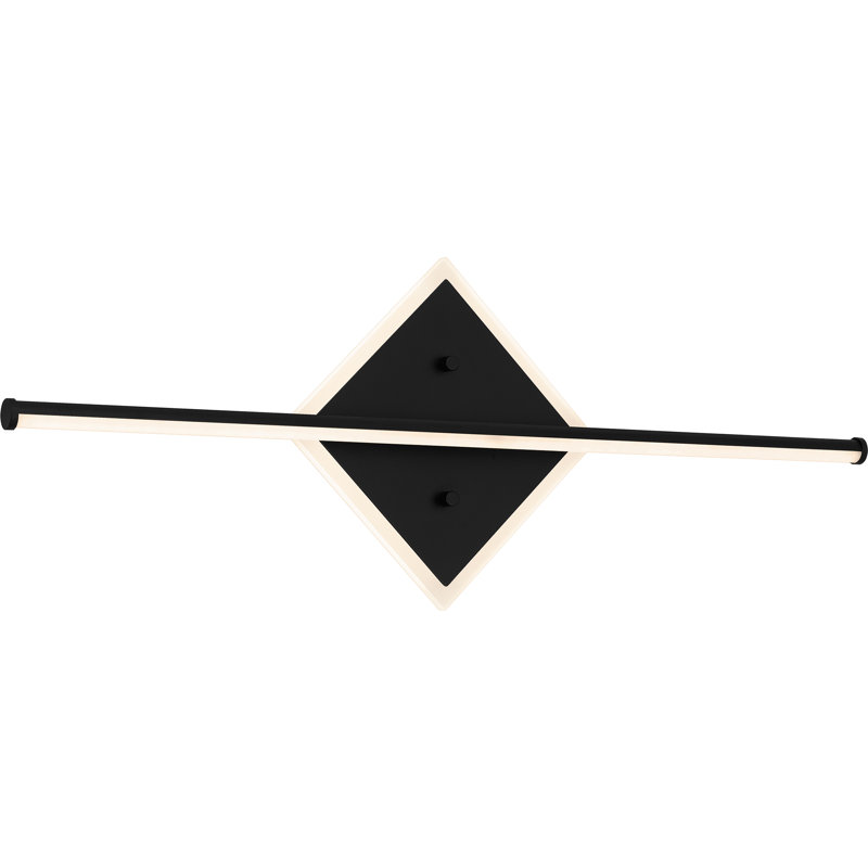 Binali Dimmable LED Bath Bar, Black/Beige