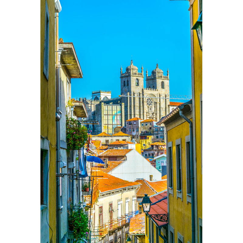 Aerial View Of Porto - Wrapped Canvas Print, 46cm H x 30cm W