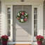 24" Hydrangea Wreath with Dahlias and Ivy
