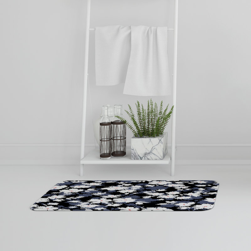 Aketzalli Memory Foam Non-Slip Bath Rug
