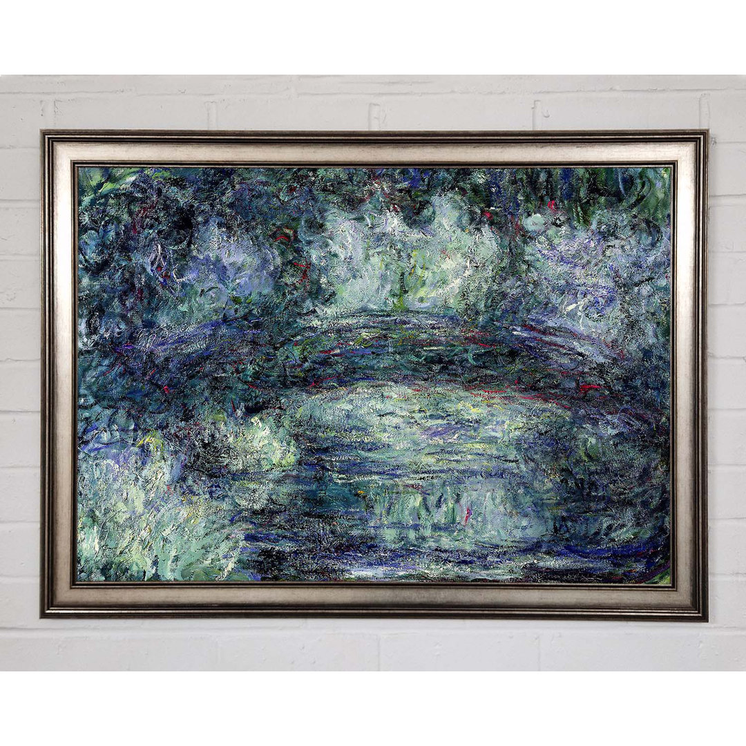 Gerahmtes Leinwandbild Monet Pont Japonais Japanilainen Silta