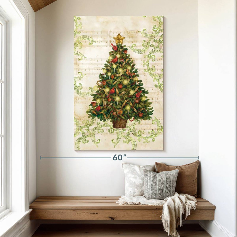 Lelend Christmas Past Tree, 51" H x 34" W