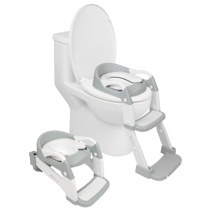 Harbour Housewares Adjustable 2-in-1 Potty Training Toilet Seat - White
