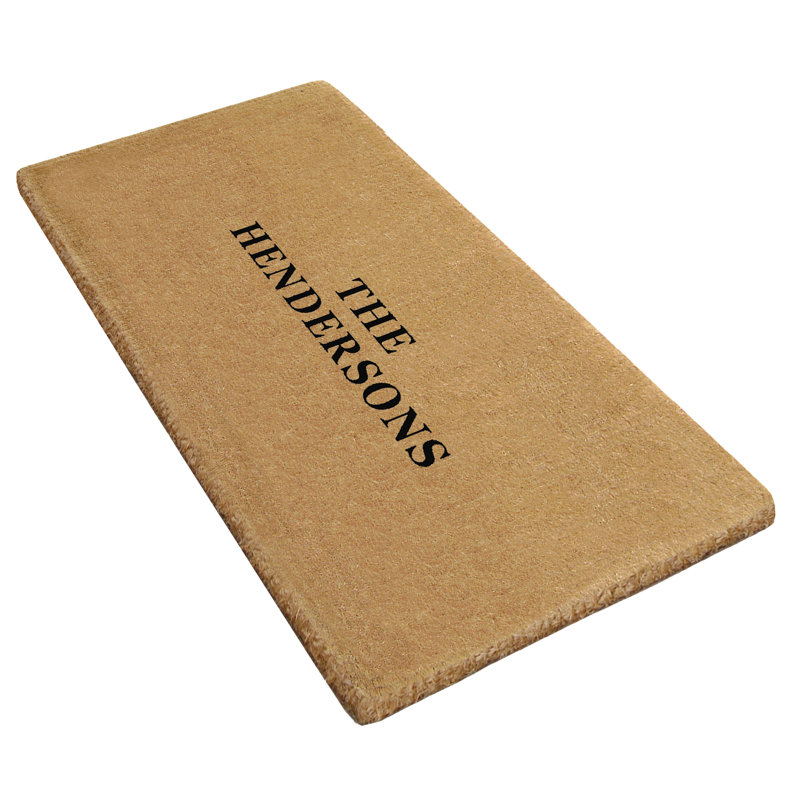 Tapis de porte simple pour l'extérieur, Rectangle 1 pi 10 po x 3 pi, Oui