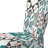 Multicolor Square Patchwork - Upholstered Patterned Accent Side Chair