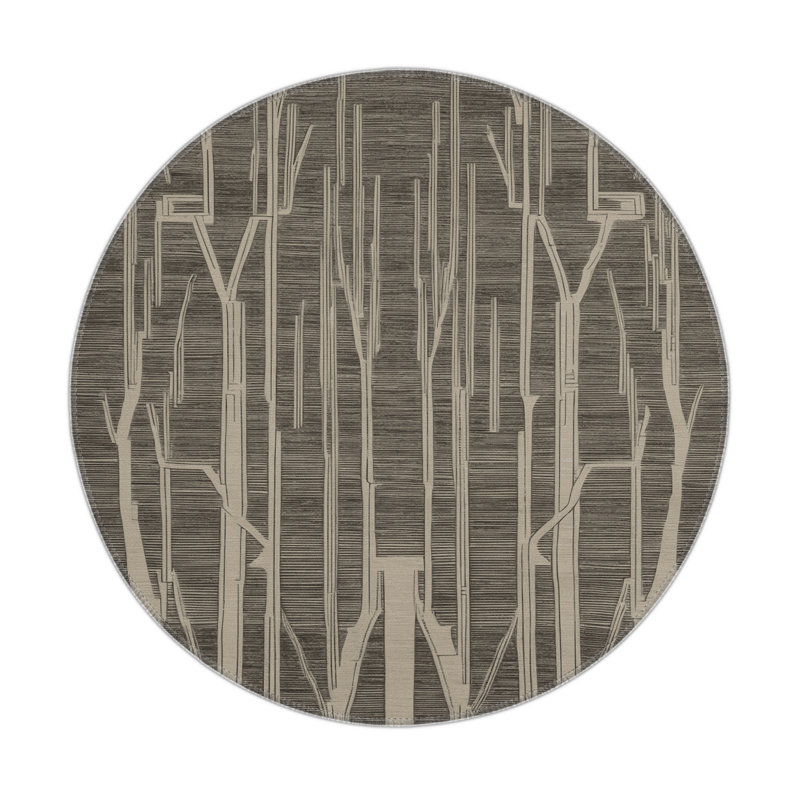 Tapis intérieur et extérieur ArtDeco, Rond 5 pi