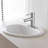 Ceramic Oval Drop-In Bathroom Sink with Overflow
