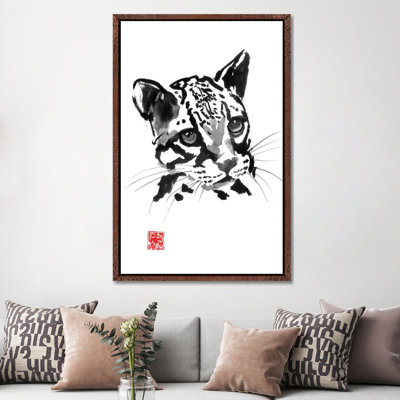 Baby Leopard by Péchane - Painting on Canvas