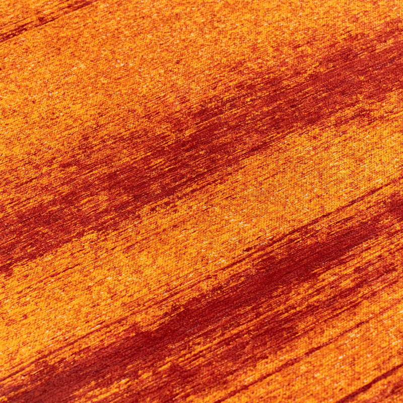 Orange Jacquard Recycled P.E.T Rug, Rectangle 170 x 240 cm