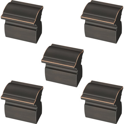 Multipack de boutons rectangulaires de 1 po Classic Curve