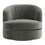 Azura Upholstered Swivel Chair, Sapphire Sage