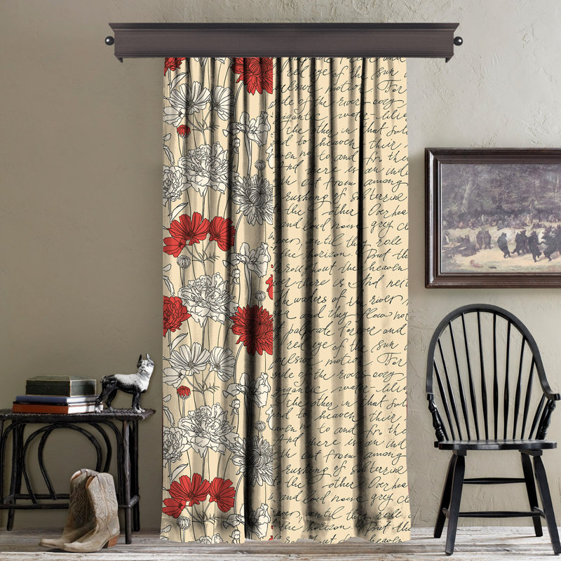 Rideau en polyester Holliston