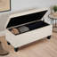 Pearl Upholstered Ottoman Storage Bench-113911362