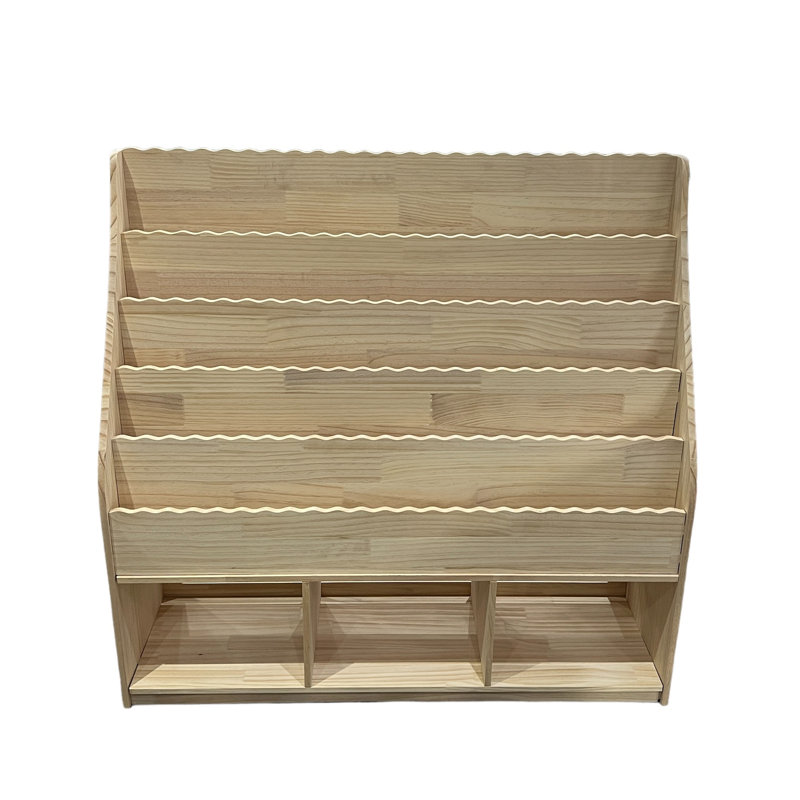 Bibliothèque standard en bois massif H 13 "x l 38"
