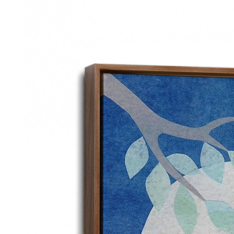 Reproduction d'art sur toile «Wilderness Collage X» par Kim Conway, Brown, Floater Framed Print without Mat Canvas