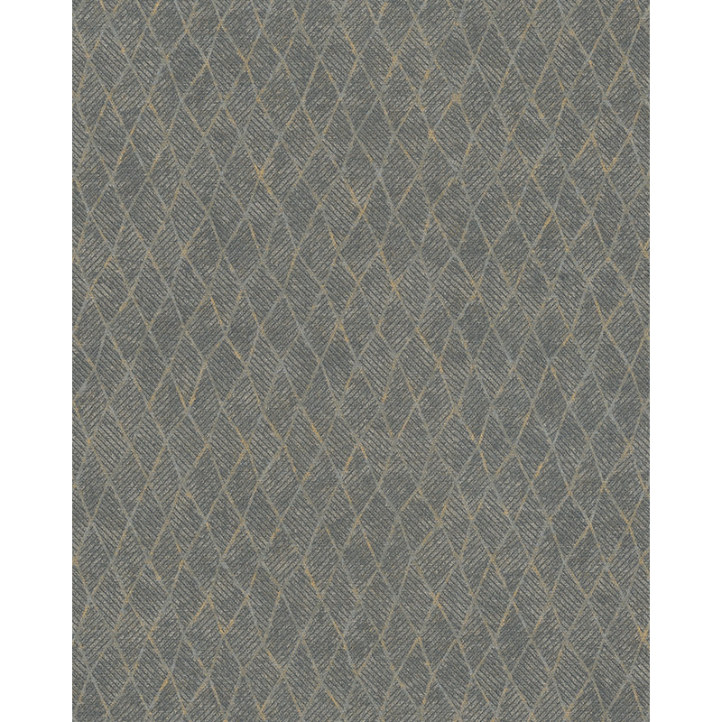 Hilson 53cm x 10.05cm Wallpaper Roll, Dark Grey