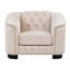 Canapé d'appoint simple en velours rembourré avec structure robuste et dossier confortable pour des moments de détente