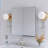 Rectangular Aluminum Medicine Cabinet With Mirror-780194010