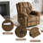 Andryc Upholstered Power Lift Assist Recliner with Massage & Side Pocket & Remote Control-314336452