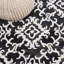 Tapis noir / ivoire Farnham Blossom 104-443628167