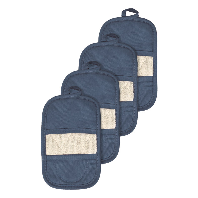 RITZ Cotton Potholder Set, Federal Blue
