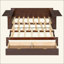Lit de jour avec bureau amovible, tiroirs de rangement et table d'appoint hydraulique-168058535-168058533