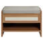 Coussin en lin caramel 31 pouces